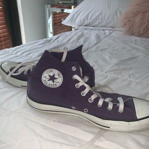 Purple Converse Shoes